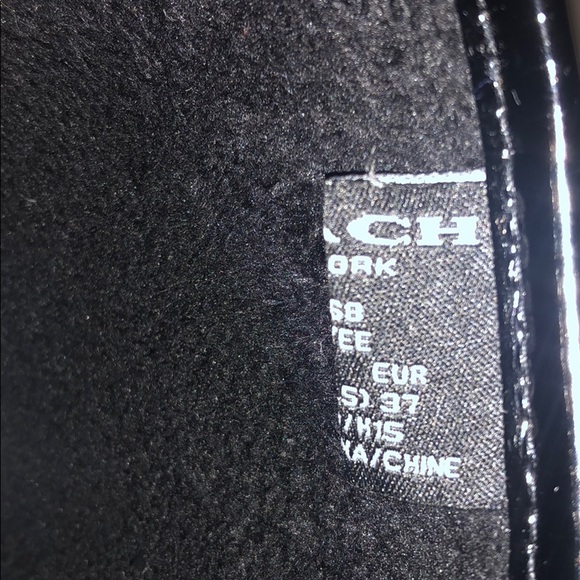 COPY - Black Coach Monogram Rain Boot - Picture 5 of 8